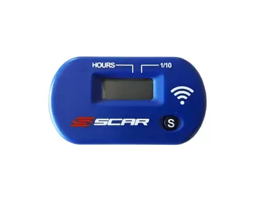 Modri brezžični merilnik ur Scar-1
