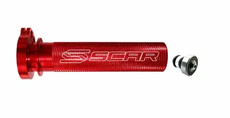 Rolgaz aluminiowy z łożyskiem Scar czerwony - TT200