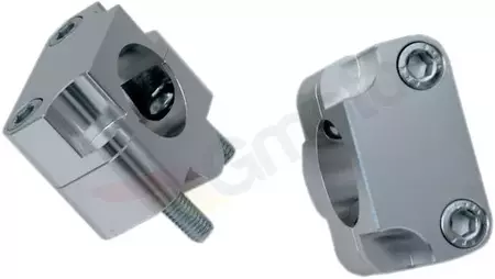 WRP cambio de alza de manillar de 22mm a 28.6mm plata - WD-9000