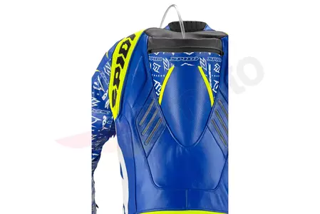 Spidi Track Wind Replica Evo costum de motocicletă din piele dintr-o singură bucată albastru 48-4