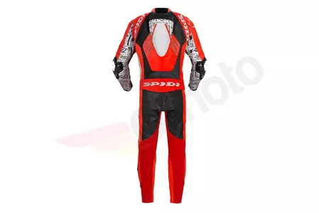 Spidi Track Wind Replica Evo vientisas odinis motociklininko kostiumas raudonas 58-2