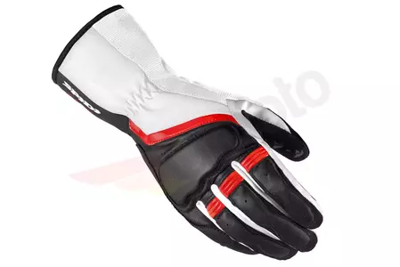 Rękawice motocyklowe damskie Spidi Grip 2 Lady czarno-biało-czerwone S-1