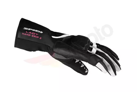 Spidi Grip 2 Дамски ръкавици за мотоциклет черно-бели M-2