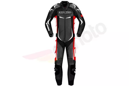 Spidi Track Wind Pro vientisas odinis motociklininko kostiumas juodas/raudonas 46 - Y12007146