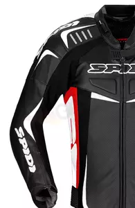 Spidi Track Wind Pro кожен костюм за мотоциклет от една част черен/червен 46-3