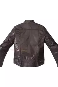 Spidi Garage chaqueta de moto de cuero marrón oscuro 46-2