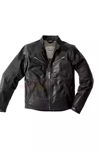 Spidi Garage Robusta chaqueta de moto de cuero negro 54-1