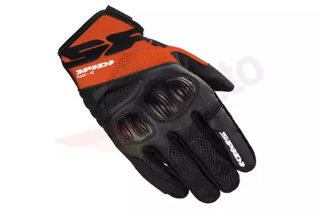 Spidi Flash-R Evo motociklističke rukavice crne i narančaste M-1