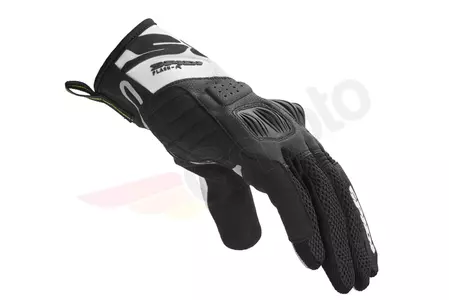 Mănuși de motocicletă Spidi Flash-R Evo negru și alb S-2