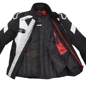 Spidi Warrior H2Out tekstilna motoristička jakna crno-bijela M-2