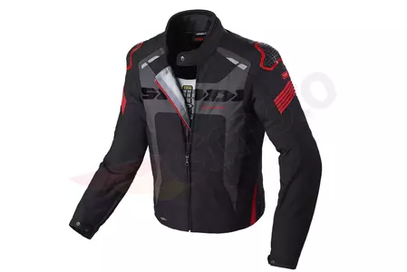 Spidi Warrior H2Out giacca da moto in tessuto nero/rosso XL-1