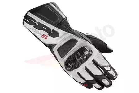 Spidi STR-5 γάντια μοτοσικλέτας μαύρο και λευκό M-1