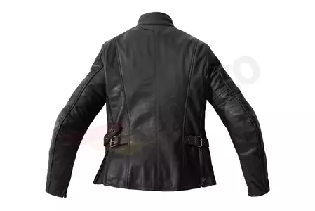 Spidi Rock Lady chaqueta moto cuero mujer negro 48-3
