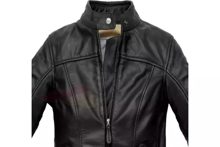 Spidi Rock Lady chaqueta moto cuero mujer negro 48-4