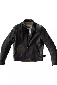 Spidi Rock kožená bunda na motorku čierna 54-1