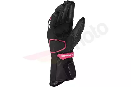 Rękawice motocyklowe damskie Spidi STR-5 Lady czarno-różowe XS-3