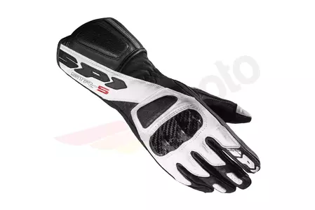Rękawice motocyklowe damskie Spidi STR-5 Lady czarno-białe XL-1