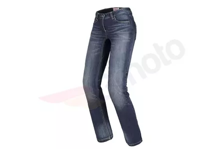 Spidi J-Tracker Lady Long azul calças de motociclismo de ganga para mulher 28 - J6580428