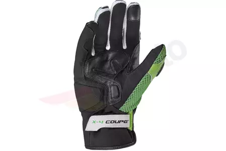 Spidi X4 Coupe ръкавици за мотоциклет черно-зелени M-3