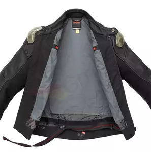 Spidi Rebel chaqueta de moto de cuero negro 52-4