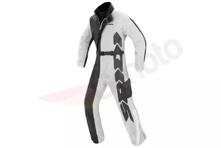 Monopieza Spidi Touring Rain Suit blanco y negro S-1