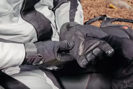 Motocyklové rukavice Spidi Bora H2Out čierne 2XL-5