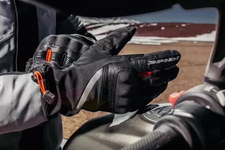 Spidi NK-6 H2Out ръкавици за мотоциклет черни 3XL-5