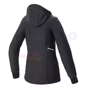 Jachetă de motocicletă din material textil pentru femei Spidi Hoodie Armour Lady negru și alb M-3