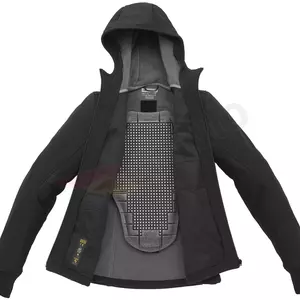 Jachetă de motocicletă din material textil pentru femei Spidi Hoodie Armour Lady negru S-3
