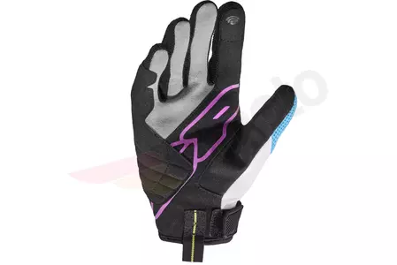 Spidi Flash-R Evo Dámské rukavice na motorku Black/Blue XS-3