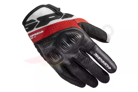 Spidi Flash-R Evo Lady Motorcycle Gloves Nero-Rosso S-1