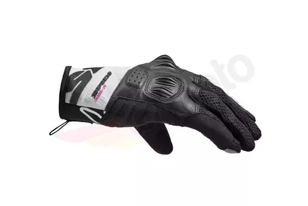 Spidi Flash-R Evo Дамски ръкавици за мотоциклет черно-бели XS-2