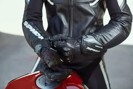 Spidi Carbo 5 mănuși de motocicletă negru M-7
