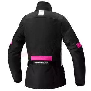 Дамско текстилно яке за мотоциклет Spidi Voyager 4 Lady черно, сиво и розово XS-2