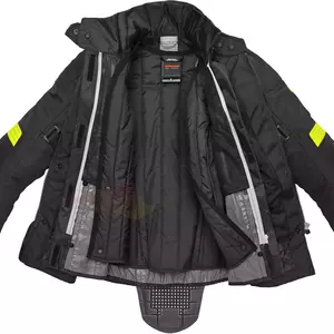 Spidi Voyager 4 Ženska tekstilna motoristička jakna, crna-fluo XL-2