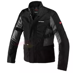 Spidi Traveler 2 Robustní textilní bunda na motorku černá/šedá 5XL - D1890535XL