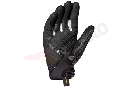 Mănuși de motocicletă Spidi G-Carbon negru și alb M-3
