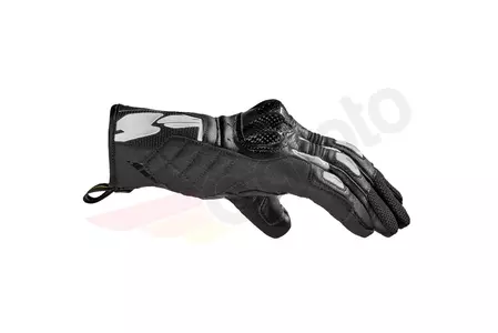 Spidi G-Carbon Motorradhandschuhe schwarz und weiß L-2