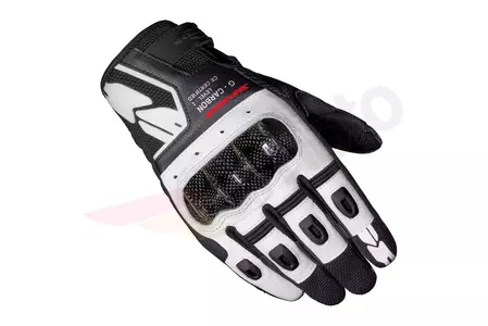 Spidi G-Carbon rukavice na motorku bielo-čierne S-1