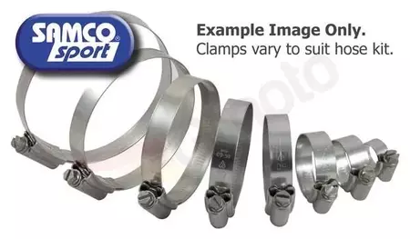 Samco Sport rozsdamentes acél hűtőtömlő bilincs készlet - CK KAW-19