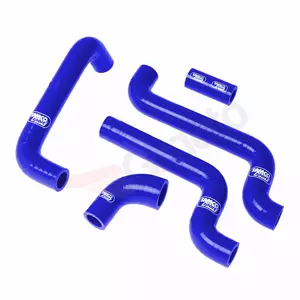 Juego de mangueras de radiador de silicona azul Samco - APR-5-BL