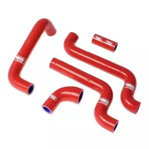 Set di tubi in silicone per radiatore Samco rosso - APR-5-RD