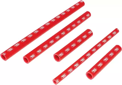 Conjunto de mangueiras de silicone para radiadores Samco vermelho - APR-2-RD