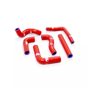 Set di tubi in silicone per radiatore Samco rosso - BET-4-RD