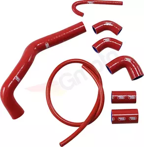 Samco silikona radiatora šļūteņu komplekts sarkans - DUC-32-RD