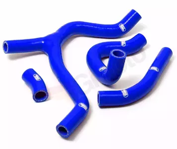 Set di tubi per radiatore in silicone blu Samco - HON-95-BL