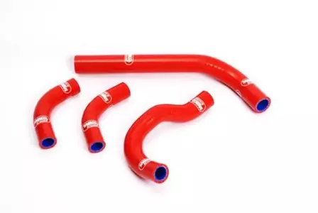 Set di tubi in silicone per radiatore Samco rosso - HON-19-RD
