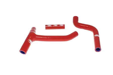 Samco silikone-køleslangesæt rød - HON-50-RD