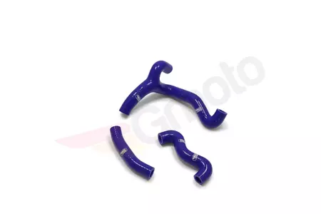 Zestaw silikonowych węży do chłodnicy Samco niebieski - HUS-42-BL
