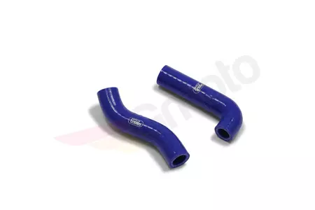 Set di tubi per radiatore in silicone blu Samco - HUS-45-BL